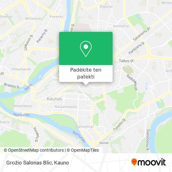 Grožio Salonas Blic žemėlapis