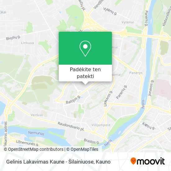 Gelinis Lakavimas Kaune - Šilainiuose žemėlapis