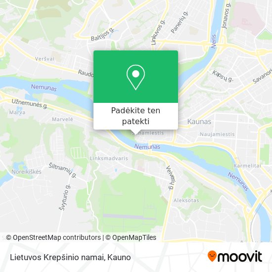 Lietuvos Krepšinio namai žemėlapis