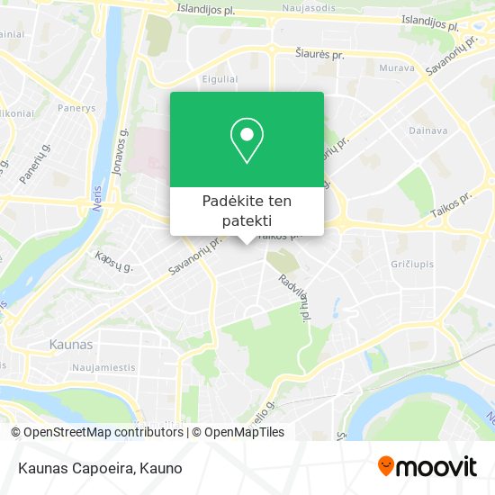 Kaunas Capoeira žemėlapis