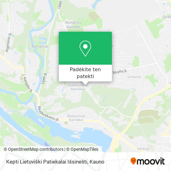 Kepti Lietuviški Patiekalai Išsinešti žemėlapis