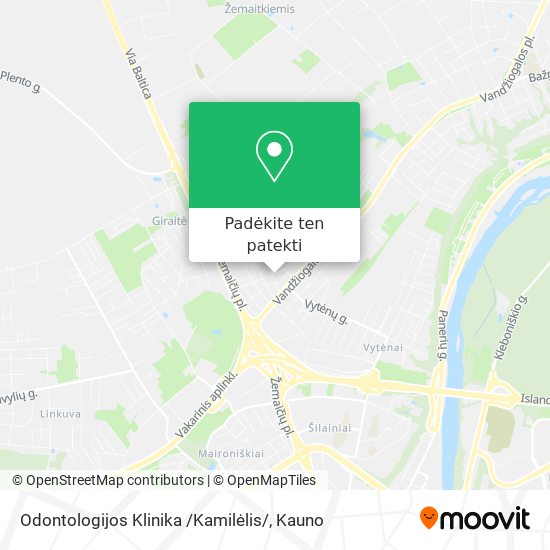 Odontologijos Klinika /Kamilėlis/ žemėlapis