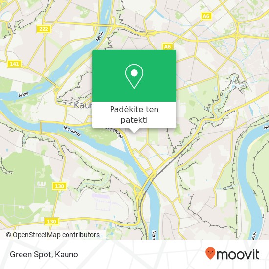 Green Spot žemėlapis