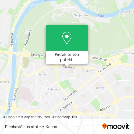 Plechavičiaus stotelė žemėlapis
