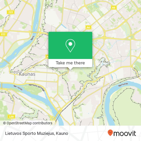 Lietuvos Sporto Muziejus žemėlapis