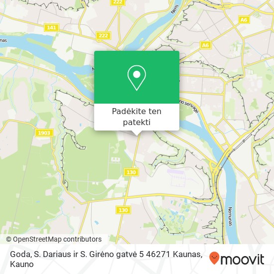 Goda, S. Dariaus ir S. Girėno gatvė 5 46271 Kaunas žemėlapis