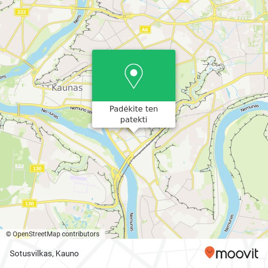 Sotusvilkas, Vytauto prospektas 24 44355 Kaunas žemėlapis