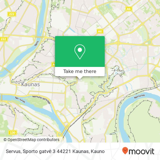 Servus, Sporto gatvė 3 44221 Kaunas žemėlapis