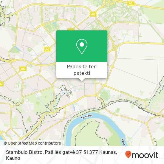 Stambulo Bistro, Pašilės gatvė 37 51377 Kaunas žemėlapis