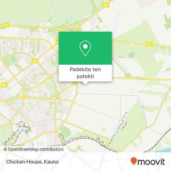 Chicken-House, Pramonės prospektas 16 51185 Kaunas žemėlapis