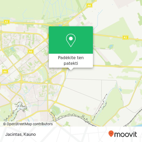 Jacintas, Pramonės prospektas Kaunas žemėlapis