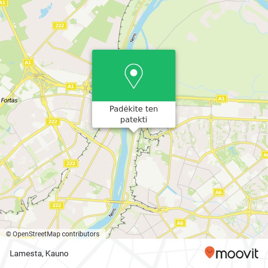 Lamesta, Jonavos gatvė 44131 Kaunas žemėlapis