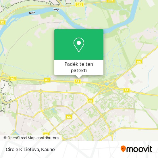 Circle K Lietuva žemėlapis