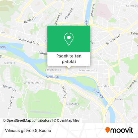 Vilniaus gatvė 35 žemėlapis