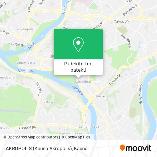 AKROPOLIS (Kauno Akropolis) žemėlapis