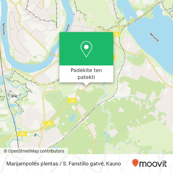 Marijampolės plentas / S. Fanstilio gatvė žemėlapis