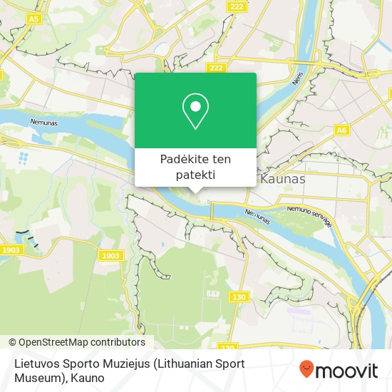 Lietuvos Sporto Muziejus (Lithuanian Sport Museum) žemėlapis