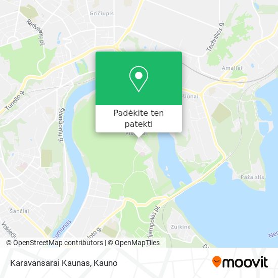 Karavansarai Kaunas žemėlapis