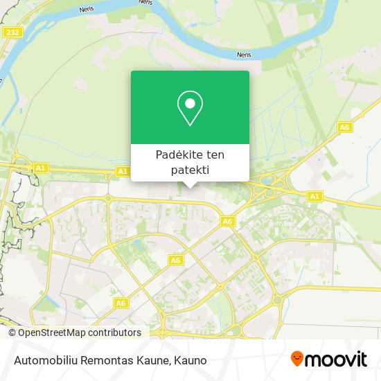 Automobiliu Remontas Kaune žemėlapis