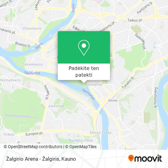Žalgirio Arena - Žalgiris žemėlapis