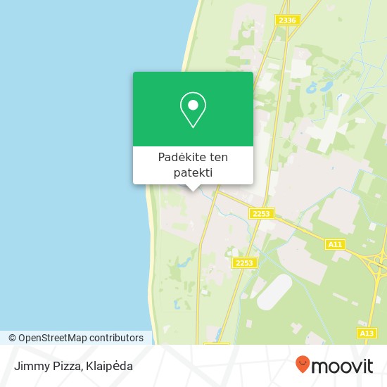 Jimmy Pizza žemėlapis