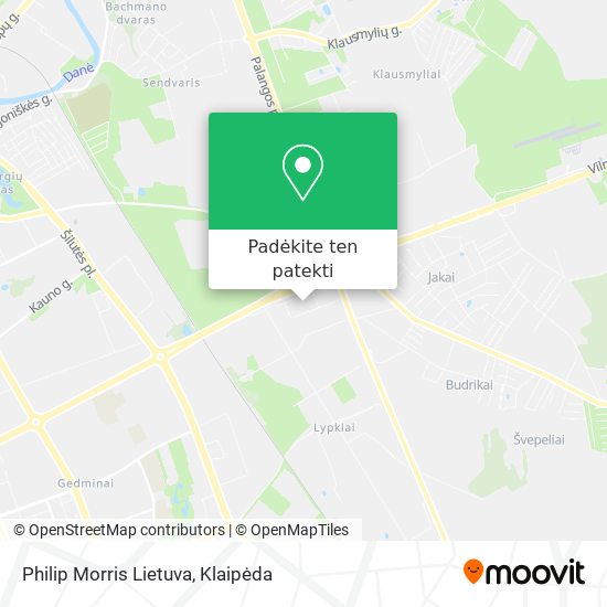 Philip Morris Lietuva žemėlapis