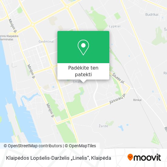 Klaipėdos Lopšelis-Darželis „Linelis“ žemėlapis