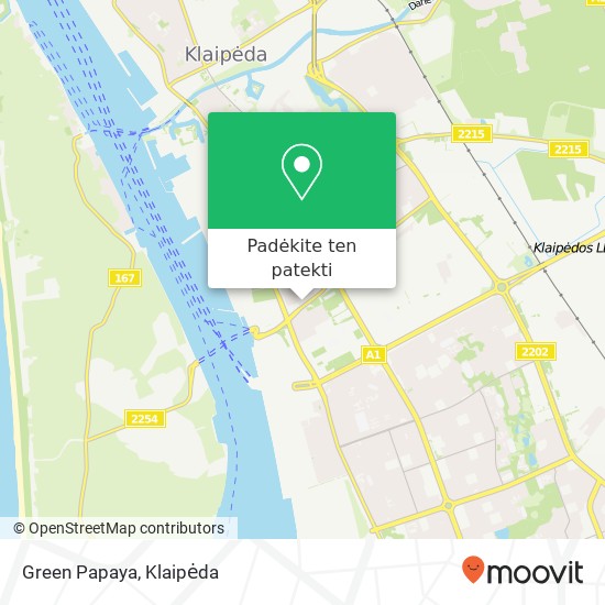 Green Papaya žemėlapis