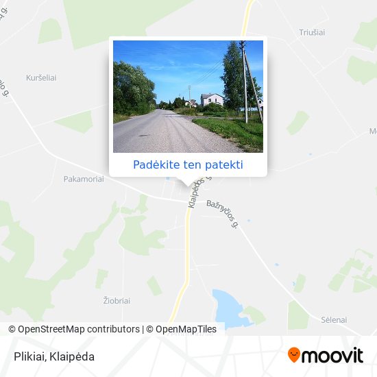 Plikiai žemėlapis