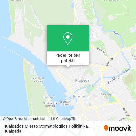 Klaipėdos Miesto Stomatologijos Poliklinika žemėlapis