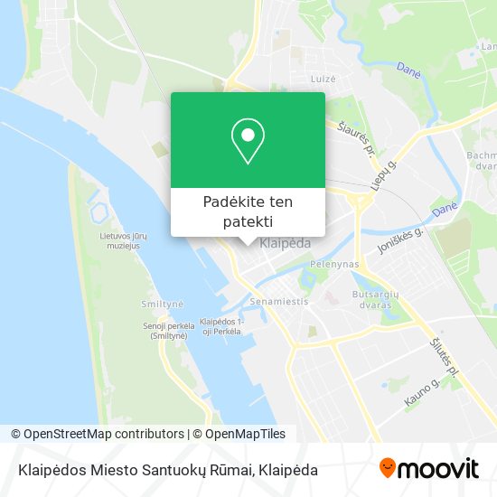 Klaipėdos Miesto Santuokų Rūmai žemėlapis