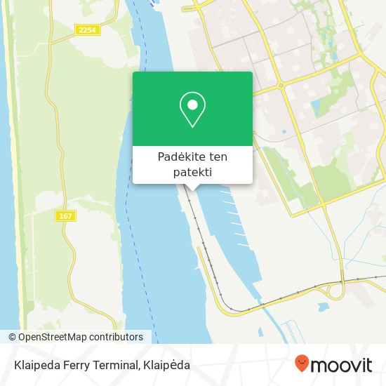 Klaipeda Ferry Terminal žemėlapis