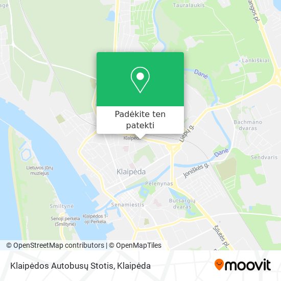 Klaipėdos Autobusų Stotis žemėlapis