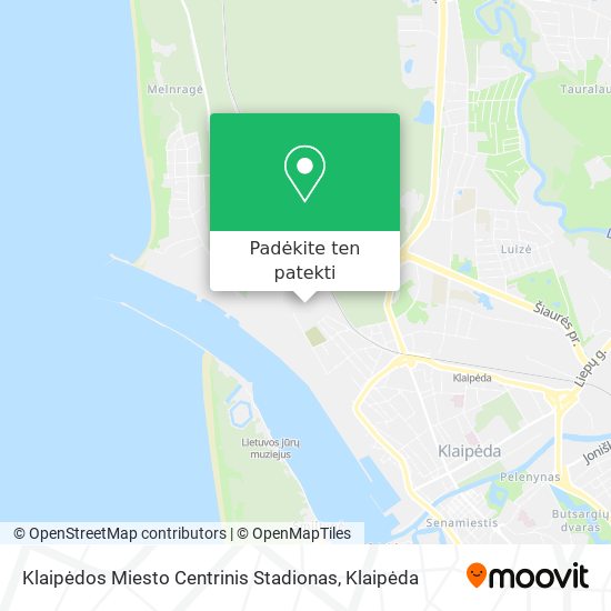 Klaipėdos Miesto Centrinis Stadionas žemėlapis