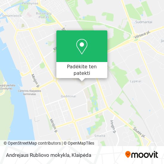 Andrejaus Rubliovo mokykla žemėlapis