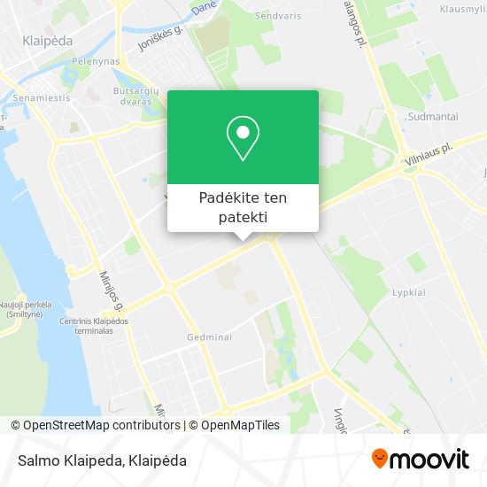 Salmo Klaipeda žemėlapis