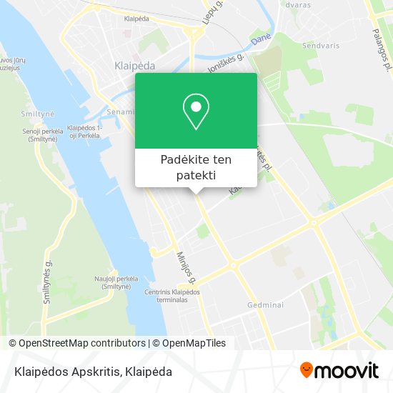 Klaipėdos Apskritis žemėlapis