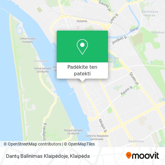 Dantų Balinimas Klaipėdoje žemėlapis