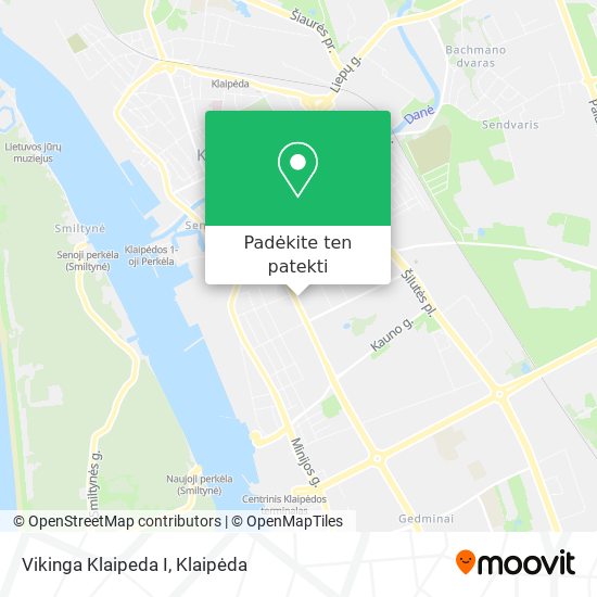 Vikinga Klaipeda I žemėlapis