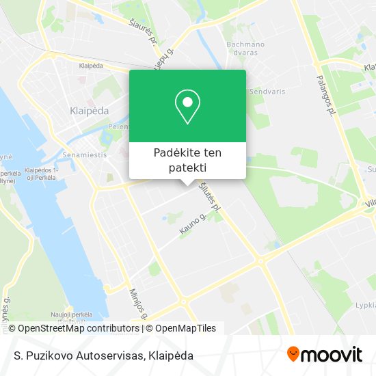 S. Puzikovo Autoservisas žemėlapis