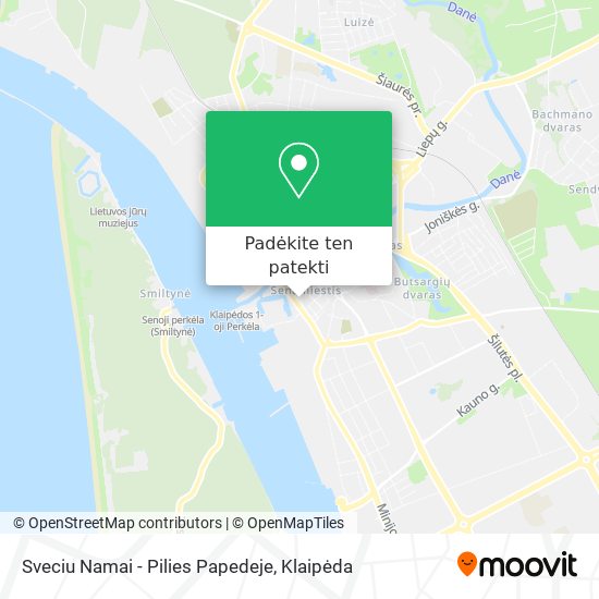 Sveciu Namai - Pilies Papedeje žemėlapis