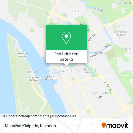 Masažas Klaipeda žemėlapis