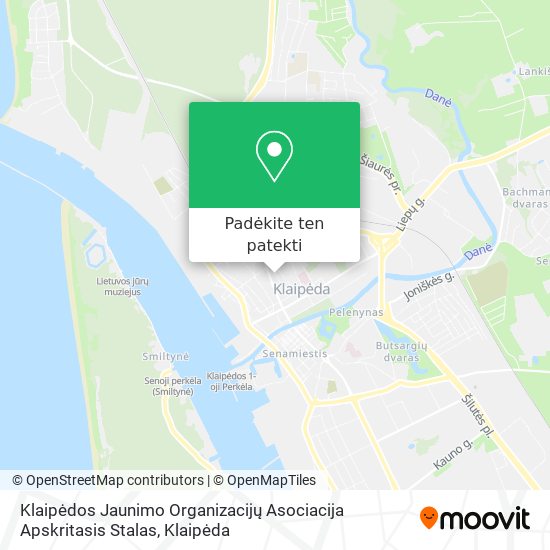 Klaipėdos Jaunimo Organizacijų Asociacija Apskritasis Stalas žemėlapis