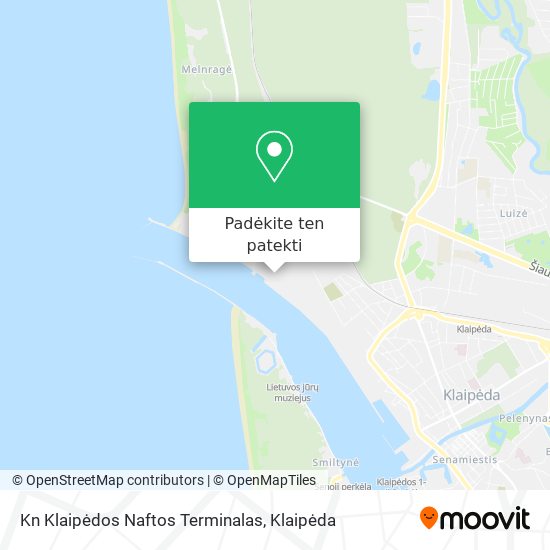 Kn Klaipėdos Naftos Terminalas žemėlapis