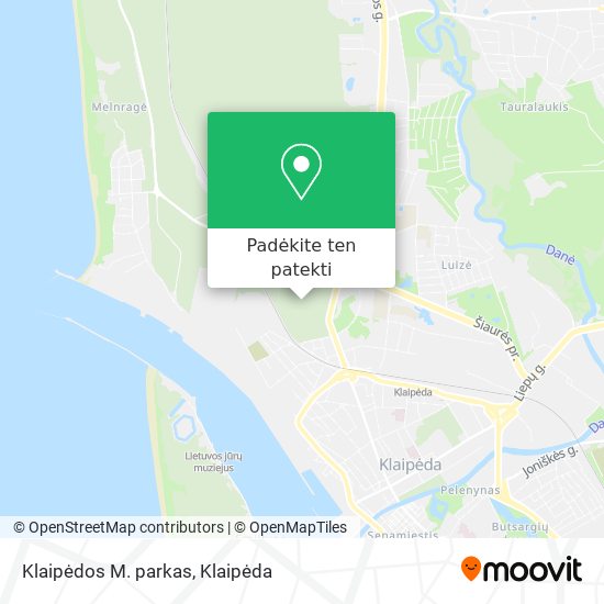 Klaipėdos M. parkas žemėlapis