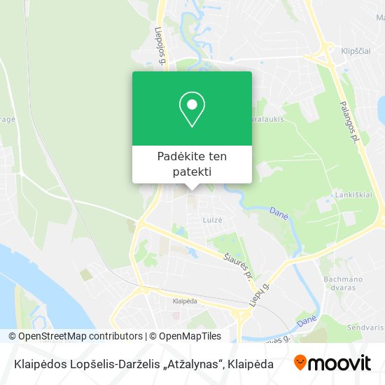 Klaipėdos Lopšelis-Darželis „Atžalynas“ žemėlapis