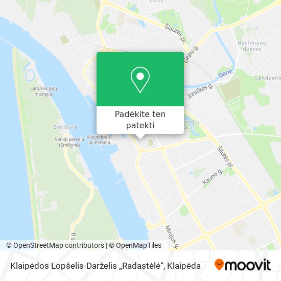 Klaipėdos Lopšelis-Darželis „Radastėlė“ žemėlapis