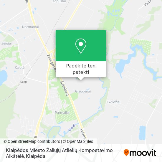 Klaipėdos Miesto Žaliųjų Atliekų Kompostavimo Aikštelė žemėlapis