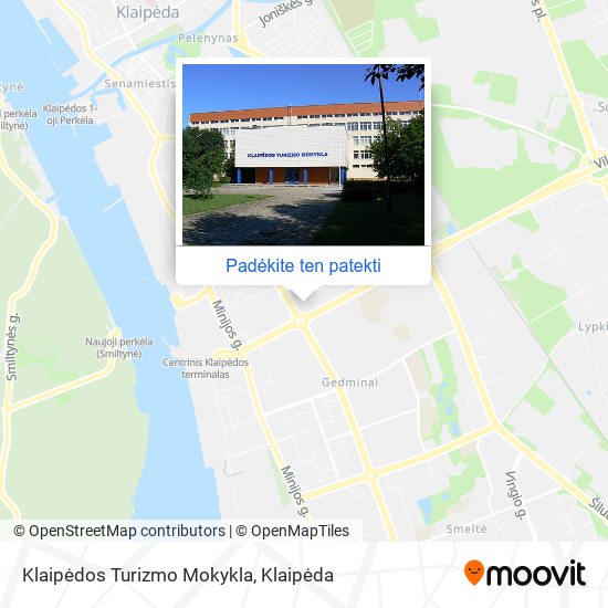 Klaipėdos Turizmo Mokykla žemėlapis