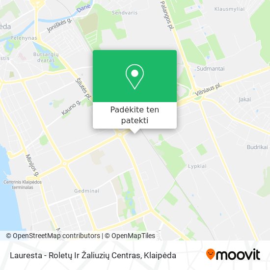 Lauresta - Roletų Ir Žaliuzių Centras žemėlapis